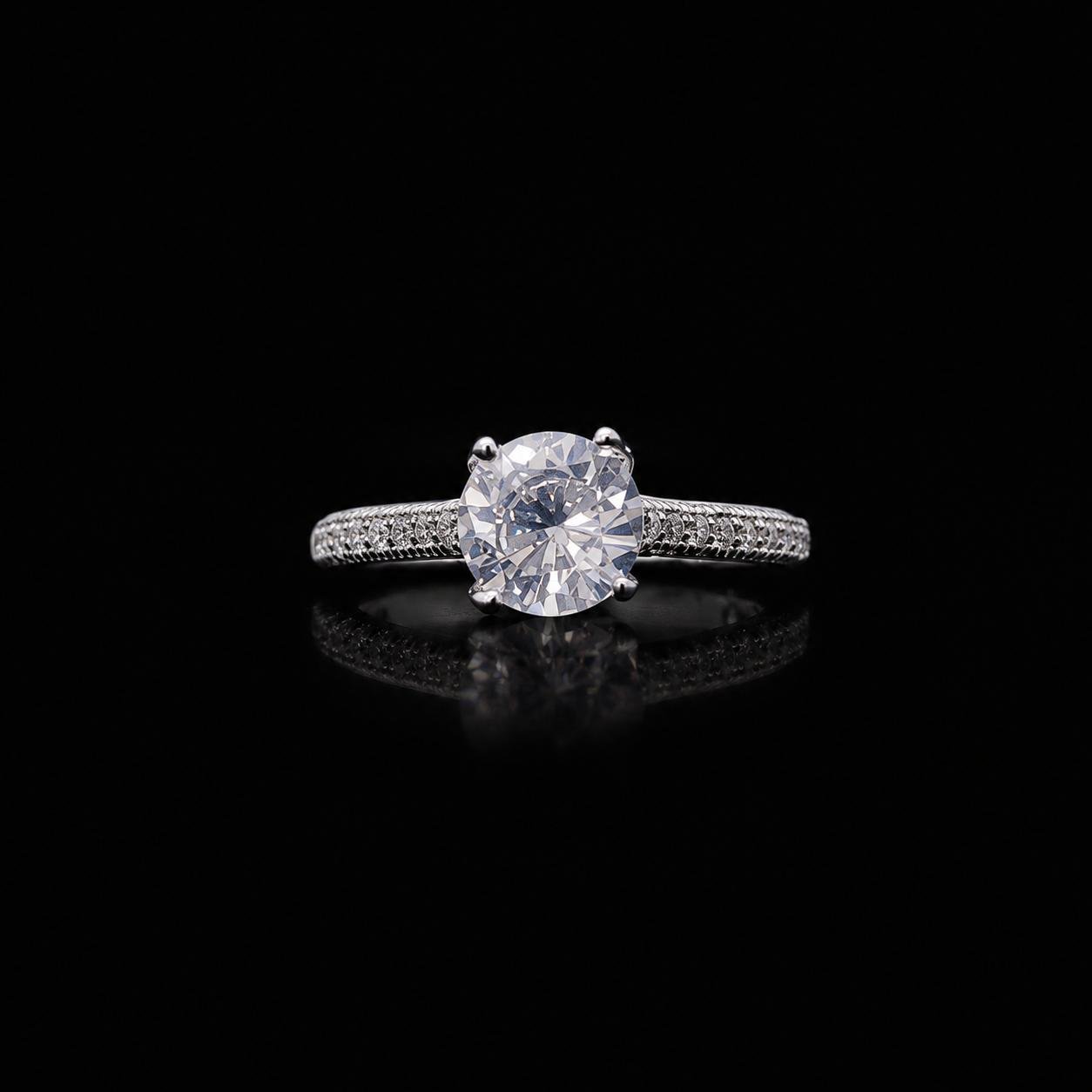 Classic Solitaire 925 Silver Ring